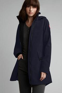 Chamarras Canada Goose Mujer Outlet - Avery Rompevientos Azul Oscuro Marino PY0267813